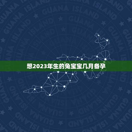 想2023年生的兔宝宝几月备孕，2023属兔备孕月份表