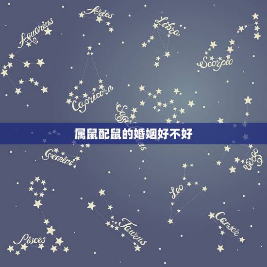 属鼠配鼠的婚姻好不好，属鼠男生和属猪女生婚姻配吗