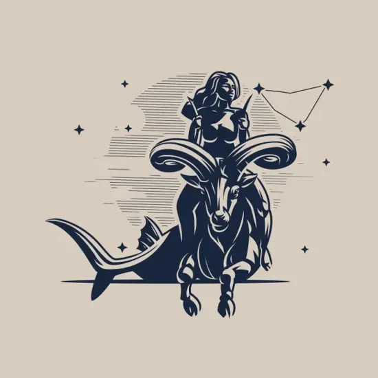 摩羯座驯服射手座