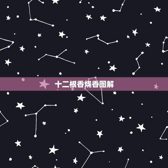 十二根香烧香图解，最全的烧香图解
