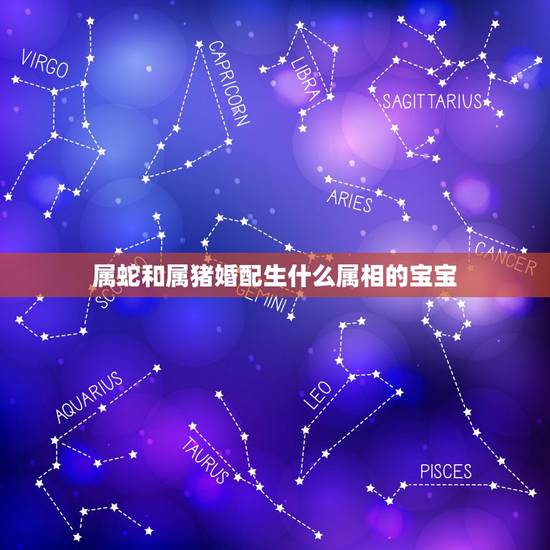 属蛇和属猪婚配生什么属相的宝宝,属蛇和属猪相配吗? 属蛇和属猪婚配生什么属相的宝宝,属蛇和属猪相配吗?