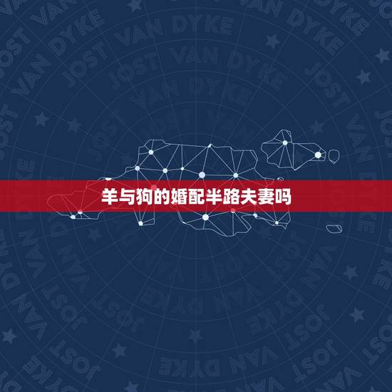 羊与狗的婚配半路夫妻吗，羊和狗相配婚姻如何