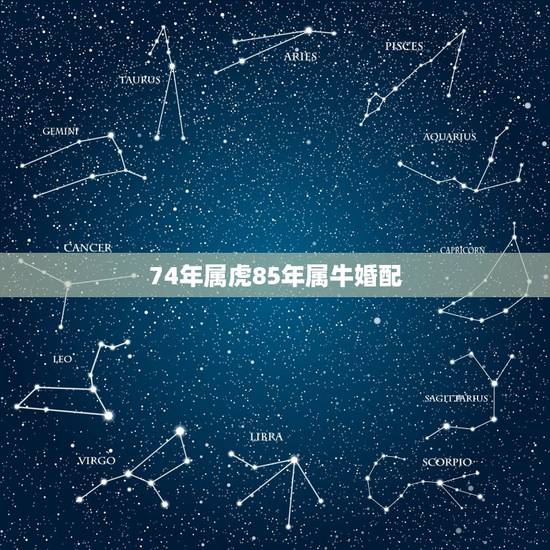 74年属虎85年属牛婚配，属虎74年男和属牛女85年相配吗