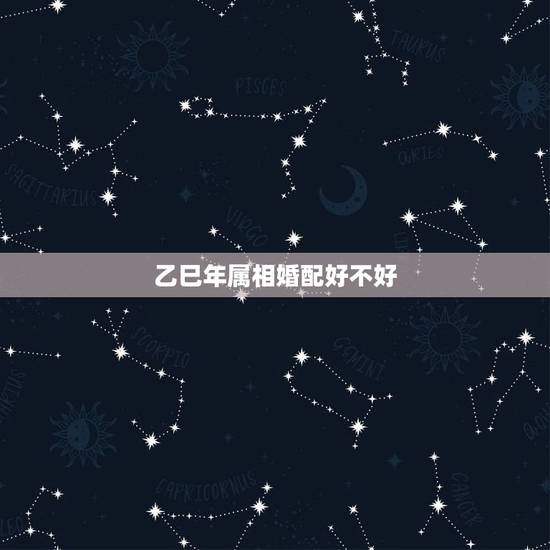 乙巳年属相婚配好不好，哪些属相合婚不幸福