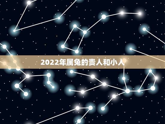 2022年属兔的贵人和小人，属猴命中贵人