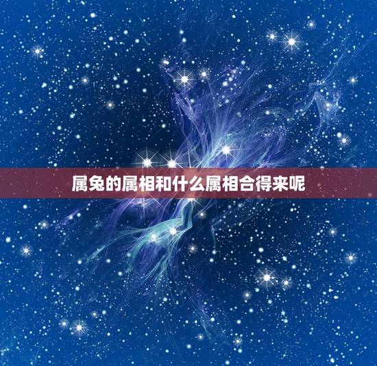 属兔的属相和什么属相合得来呢，男兔和什么属相最配