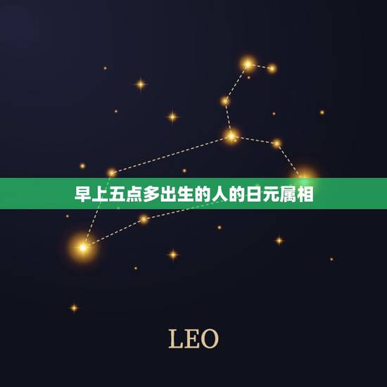 早上五点多出生的人的日元属相,属虎的早上5点整出生应该是什么时辰 早上五点多出生的人的日元属相,属虎的早上5点整出生应该是什么时辰