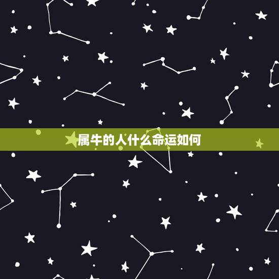 属牛的人什么命运如何,1973年属牛一生运程 属牛的人什么命运如何,1973年属牛一生运程