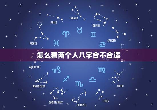 怎么看两个人八字合不合适，算两个人 生辰八字合不合