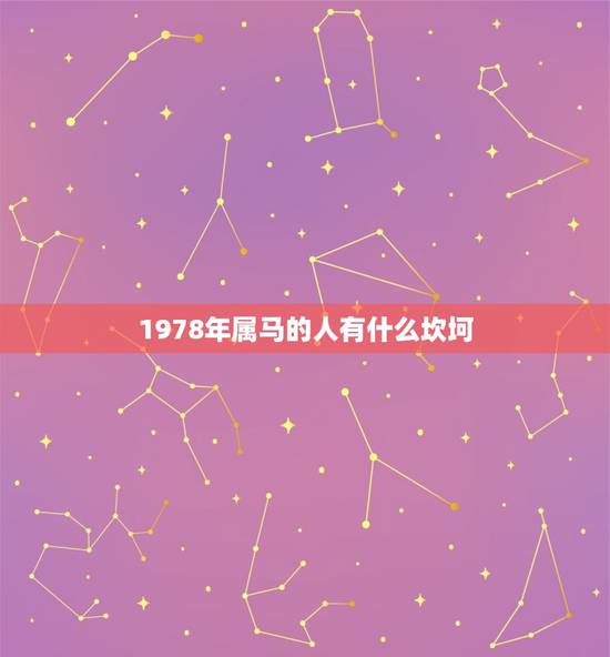 1978年属马的人有什么坎坷,1978年属马的几月出生人命好 1978年属马的人有什么坎坷,1978年属马的几月出生人命好