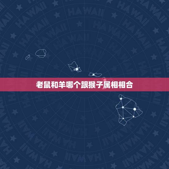 老鼠和羊哪个跟猴子属相相合,老鼠和猴子为什么是绝配 老鼠和羊哪个跟猴子属相相合,老鼠和猴子为什么是绝配