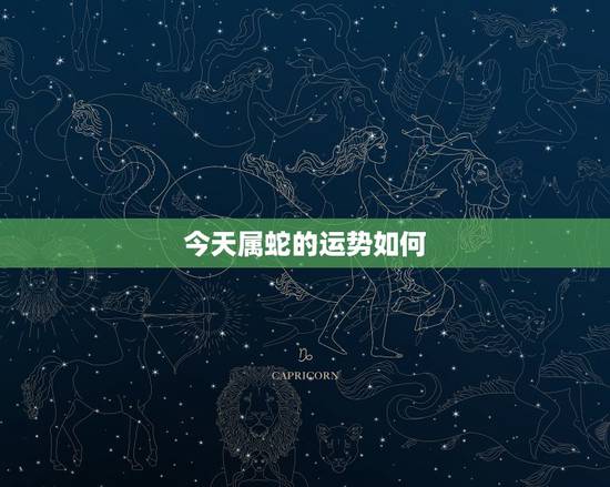 今天属蛇的运势如何 属蛇今日宜打牌吗 今天属蛇的运势如何 属蛇今日宜打牌吗