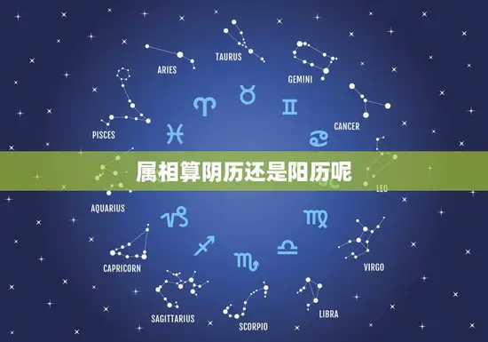 属相算阴历还是阳历呢