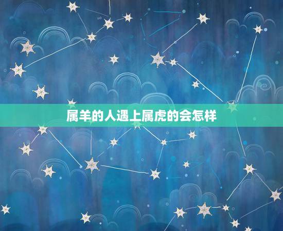 属羊的人遇上属虎的会怎样,1979年羊人42岁后命运财运 属羊的人遇上属虎的会怎样,1979年羊人42岁后命运财运