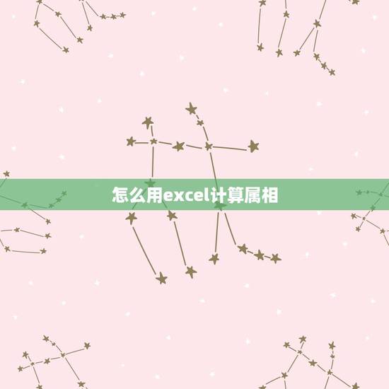 怎么用excel计算属相,如何用EXCEL计算卡方值 怎么用excel计算属相,如何用EXCEL计算卡方值