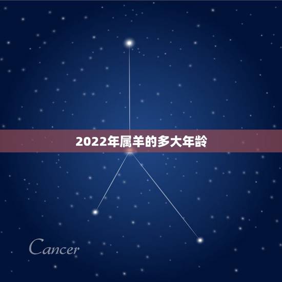 2022年属羊的多大年龄，属羊的年份表对年龄