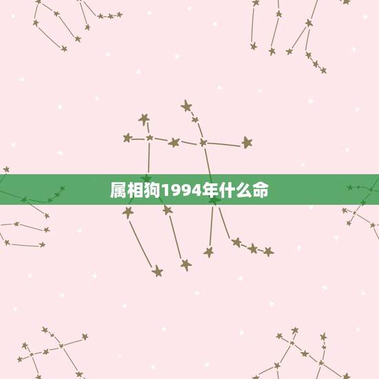 属相狗1994年什么命,1994年三月属狗是什么命 属相狗1994年什么命,1994年三月属狗是什么命