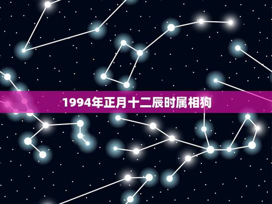 1994年正月十二辰时属相狗,1994年正月十二生的女生是什么命 1994年正月十二辰时属相狗,1994年正月十二生的女生是什么命