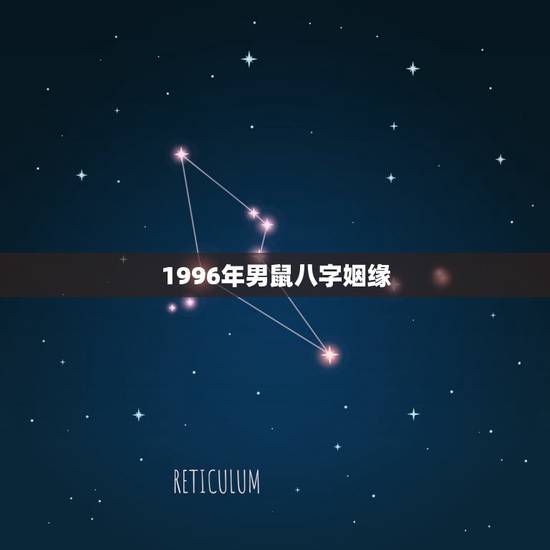 1996年男鼠八字姻缘，愿君求得好八字，猪鼠配的好姻缘是什么生肖