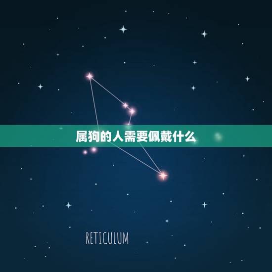 属狗的人需要佩戴什么，属狗的人宜戴什么吊坠