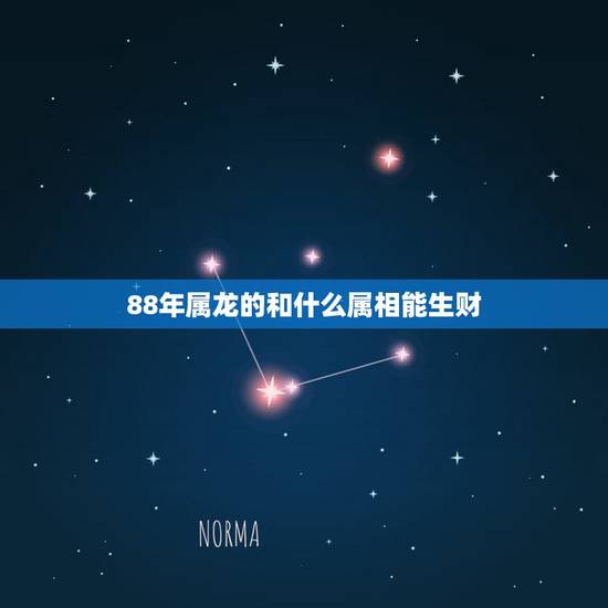 88年属龙的和什么属相能生财，88年属龙的和什么属相的比较配