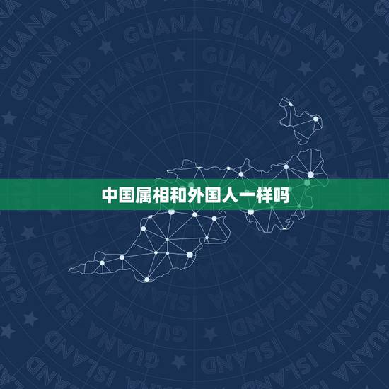 中国属相和外国人一样吗，国外的有生肖有属相吗？
