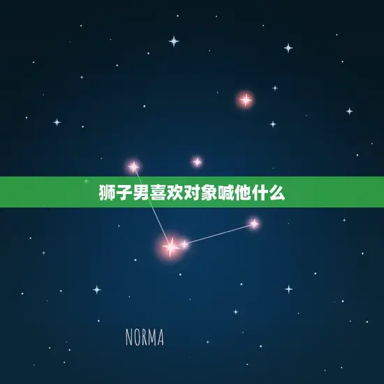 狮子男喜欢对象喊他什么 狮子男喜欢对象喊他什么