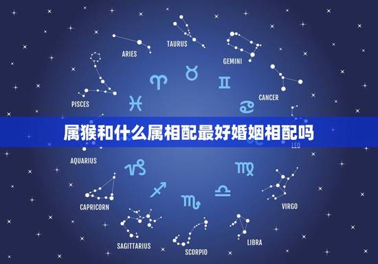 属猴和什么属相配最好婚姻相配吗，属猪的女性跟属猴的男性婚姻会怎样