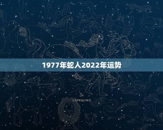1977年蛇人2022年运势,2022属蛇的运势和财运1977年 1977年蛇人2022年运势,2022属蛇的运势和财运1977年