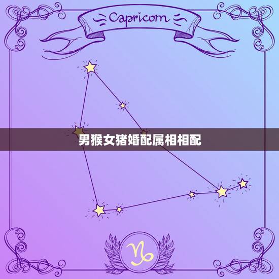 男猴女猪婚配属相相配，男属猴和女属猪相配吗