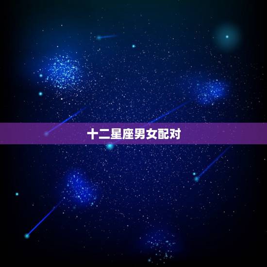 十二星座男女配对 女十二星座配对表查询