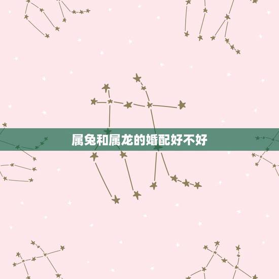 属兔和属龙的婚配好不好,属兔和属龙的在一起就是不好吗 属兔和属龙的婚配好不好,属兔和属龙的在一起就是不好吗