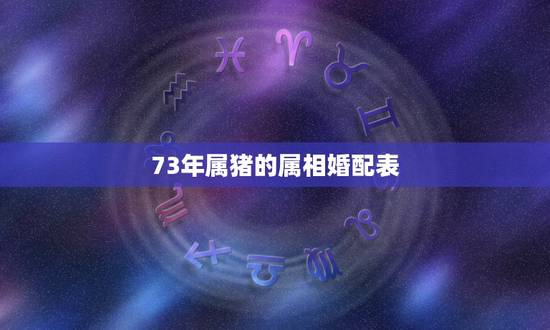 73年属猪的属相婚配表,1971年属猪的人和什么属相相配 73年属猪的属相婚配表,1971年属猪的人和什么属相相配