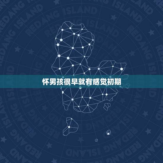 怀男孩很早就有感觉初期，初期怀男孩女孩的区别