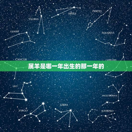 属羊是哪一年出生的那一年的，属羊的和什么属相不合