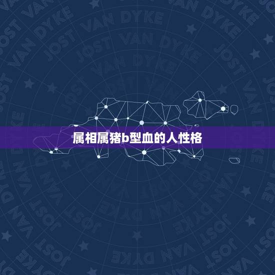 属相属猪b型血的人性格，属猪天枰座B型血，男，17，的性格特点