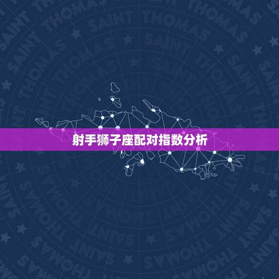 射手狮子座配对指数分析，射手座和狮子座配吗？