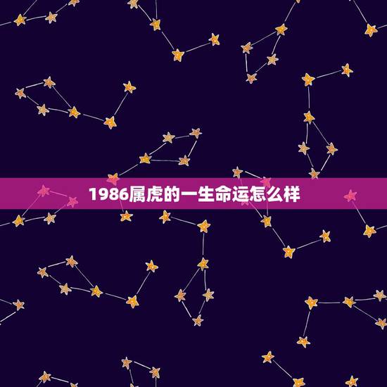 1986属虎的一生命运怎么样,1998年属虎人一生命运 1986属虎的一生命运怎么样,1998年属虎人一生命运