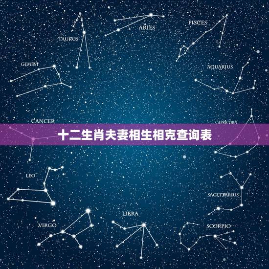 十二生肖夫妻相生相克查询表,十二生肖中什么与什么相生相克 十二生肖夫妻相生相克查询表,十二生肖中什么与什么相生相克