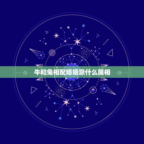 牛和兔相配婚姻忌什么属相，属相婚配：男属兔和女属牛相配吗