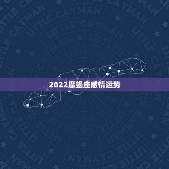 2022魔蝎座感情运势，摩羯座今日运势