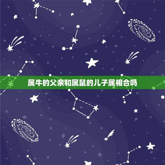 属牛的父亲和属鼠的儿子属相合吗,1973年属牛的父亲与1996年属鼠的 属牛的父亲和属鼠的儿子属相合吗,1973年属牛的父亲与1996年属鼠的