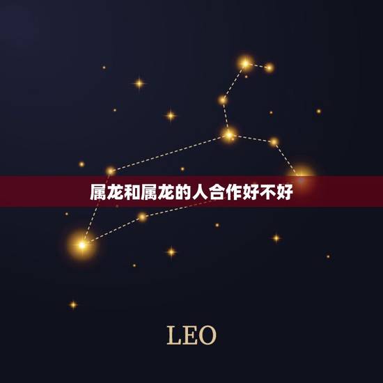 属龙和属龙的人合作好不好,属狗和属龙的合作可以 属龙和属龙的人合作好不好,属狗和属龙的合作可以