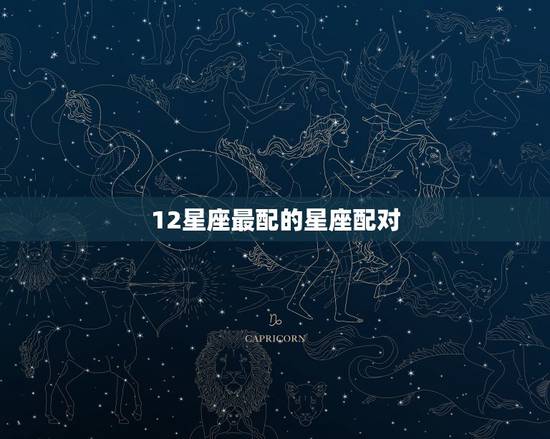 12星座最配的星座配对，水瓶座男生和什么星座最配