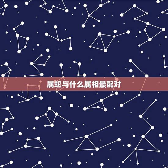 属蛇与什么属相最配对，属相蛇和什么配好