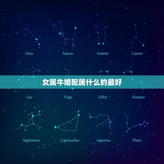 女属牛婚配属什么的最好，属牛女的和什么属相相配
