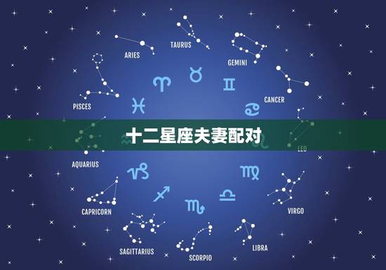 十二星座夫妻配对,十二星座匹配的最佳情侣是哪对 十二星座夫妻配对,十二星座匹配的最佳情侣是哪对