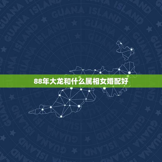 88年大龙和什么属相女婚配好,1988年龙和什么属相合适 88年大龙和什么属相女婚配好,1988年龙和什么属相合适