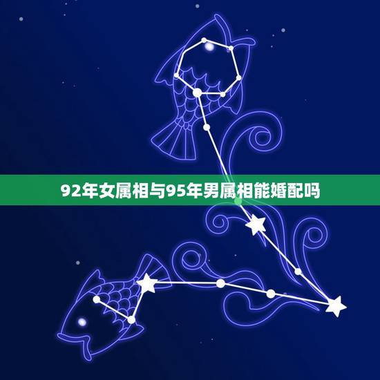 92年女属相与95年男属相能婚配吗,1992年属猴男与1995年属猪的 92年女属相与95年男属相能婚配吗,1992年属猴男与1995年属猪的