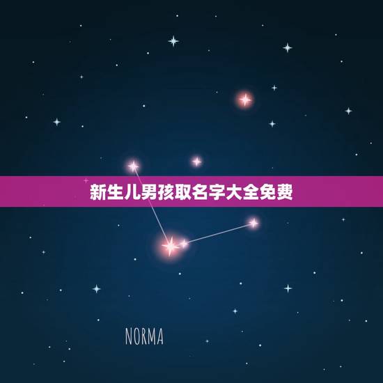 新生儿男孩取名字大全免费 男孩取名大全